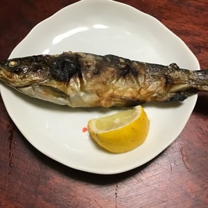 シンプル簡単♪川魚(にじます)の塩焼き